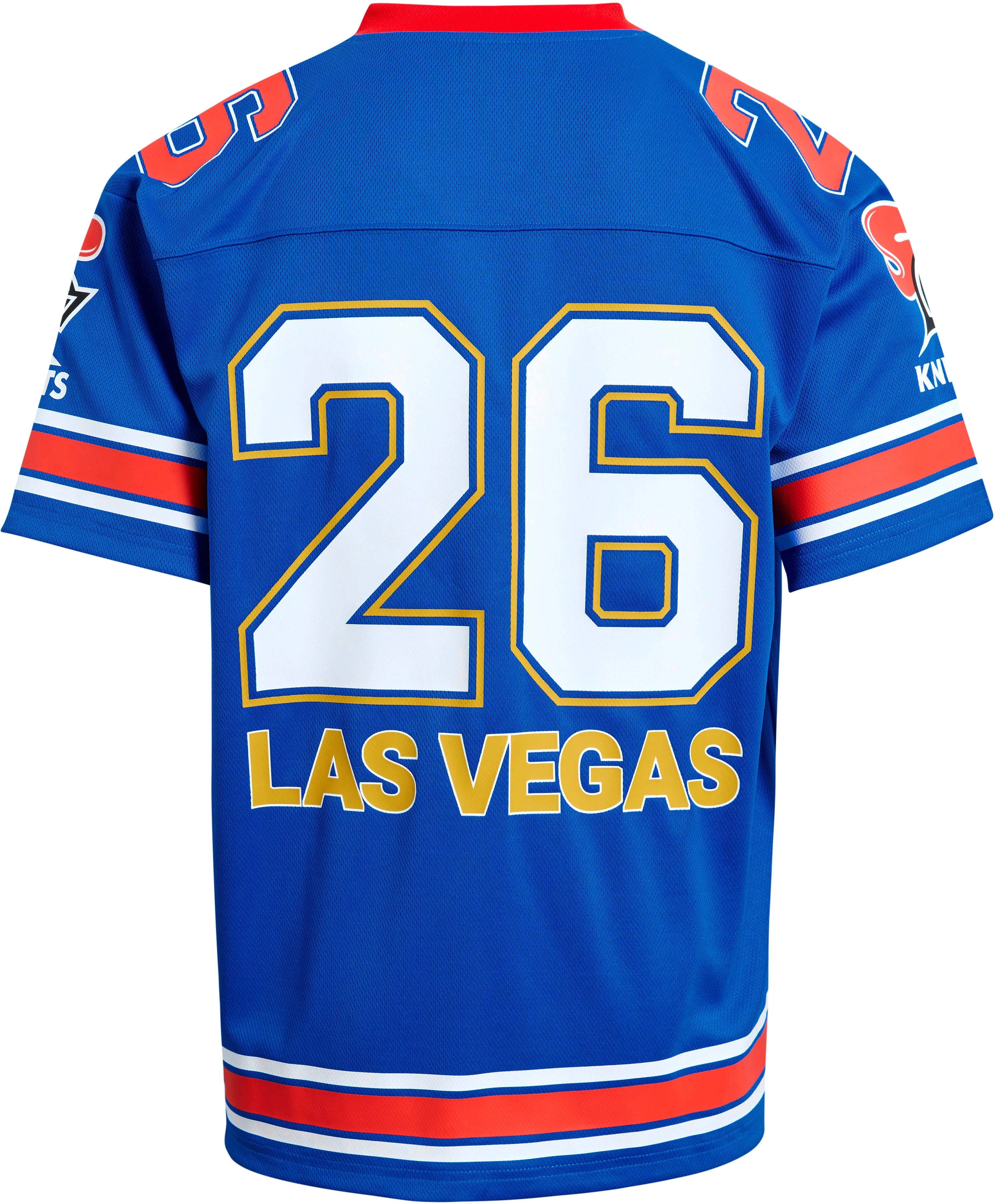 Newcastle Knights 2026 NRL Mens Las Vegas Grid Iron Jersey - Image 2
