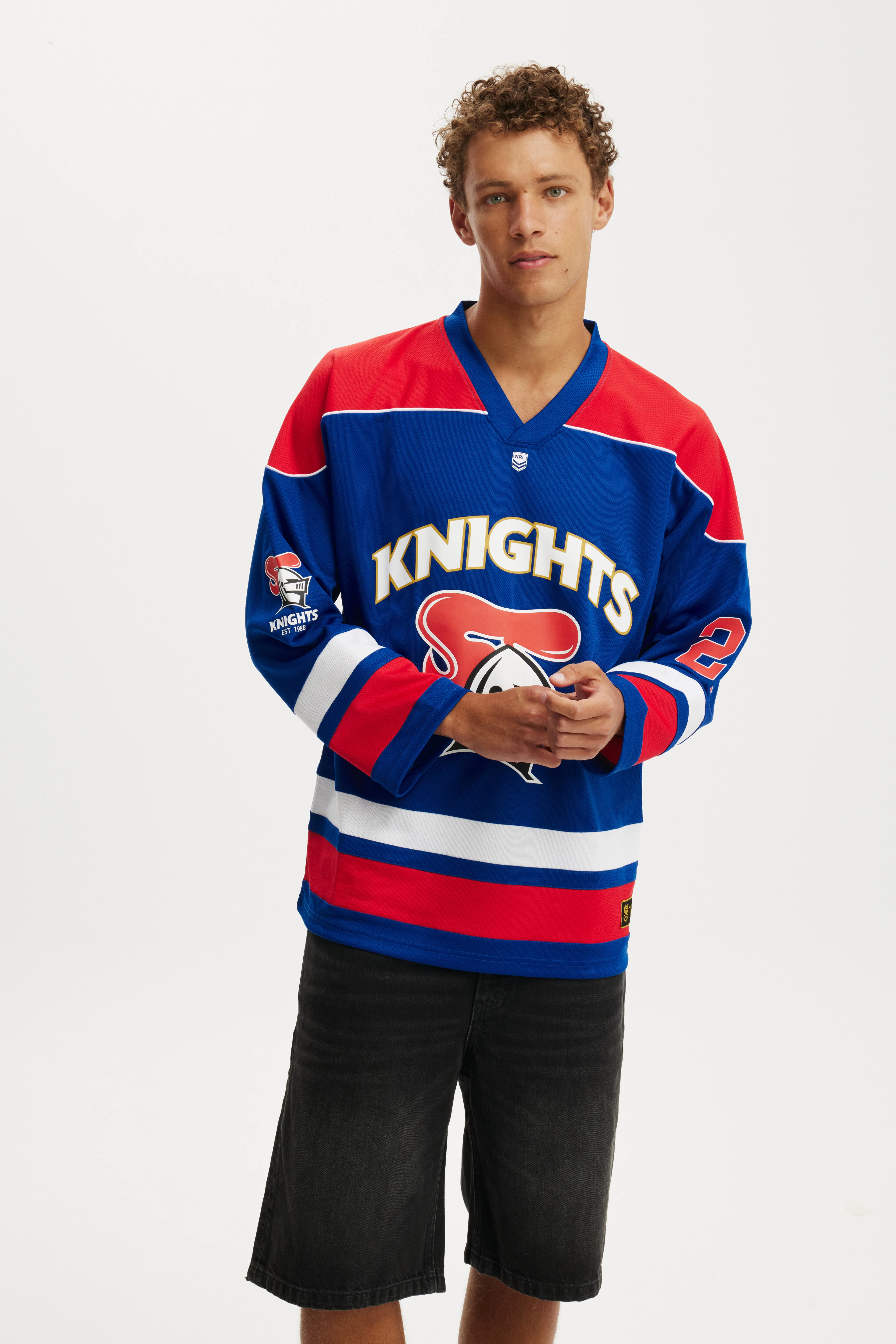 Newcastle Knights 2026 NRL Mens Las Vegas Hockey Jersey - Image 5