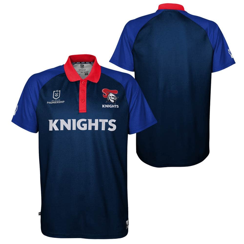 Newcastle Knights Mens Performance Polo Shirt - Image 3