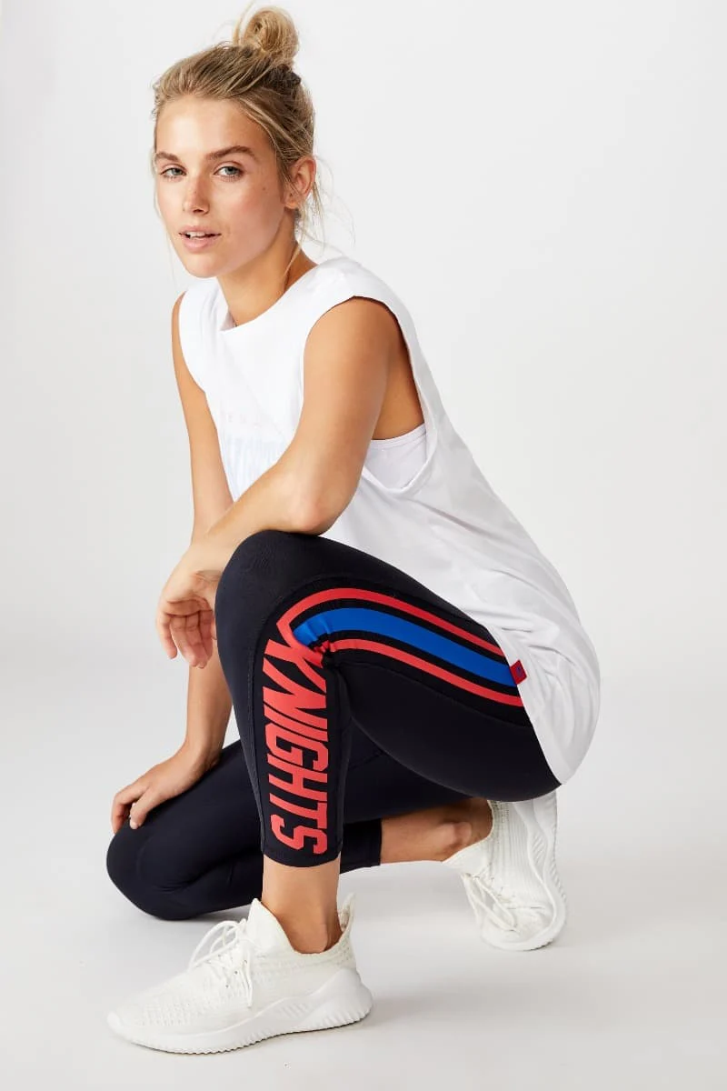 Newcastle Knights NRL Ladies Stripe Tights - Image 3