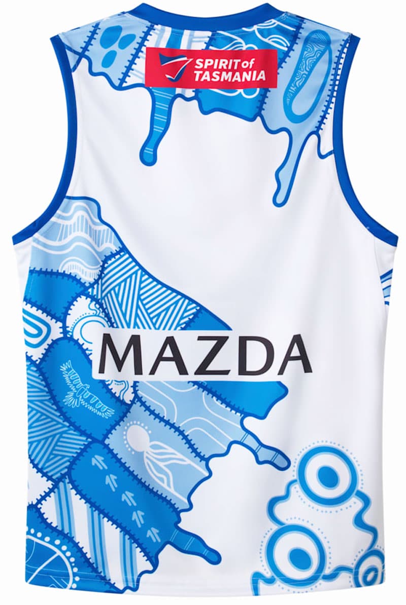 North Melbourne Kangaroos 2025 AFL Mens Indigenous Guernsey - Image 4