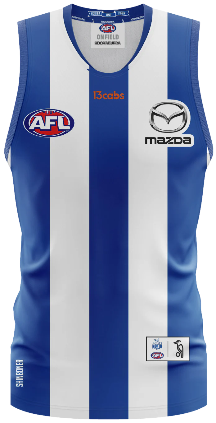 North Melbourne Kangaroos 2026 AFL Mens Home Guernsey