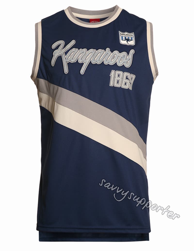 North Melbourne Kangaroos AFL Throwback Singlet - Image 6