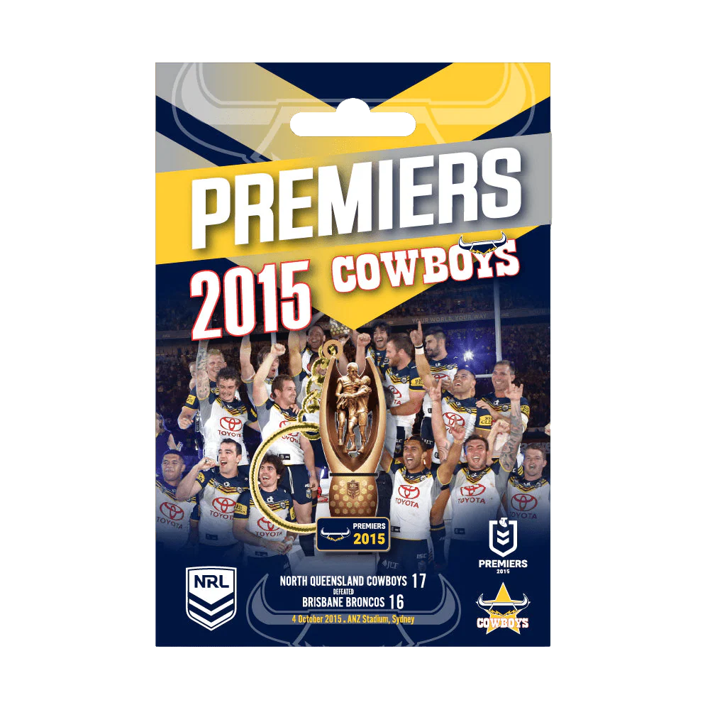 North Queensland Cowboys 2015 NRL Premiers Trophy Keyring
