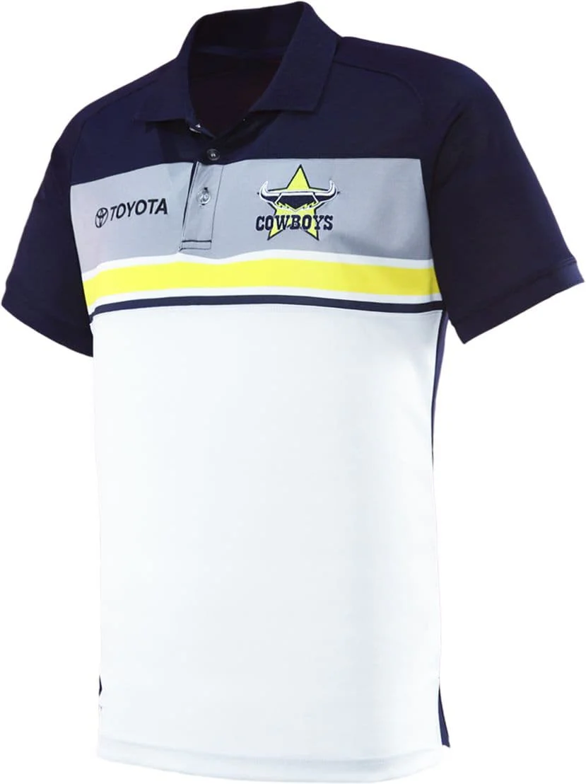 North Queensland Cowboys 2025 NRL Mens Throwback Polo Shirt - Image 2