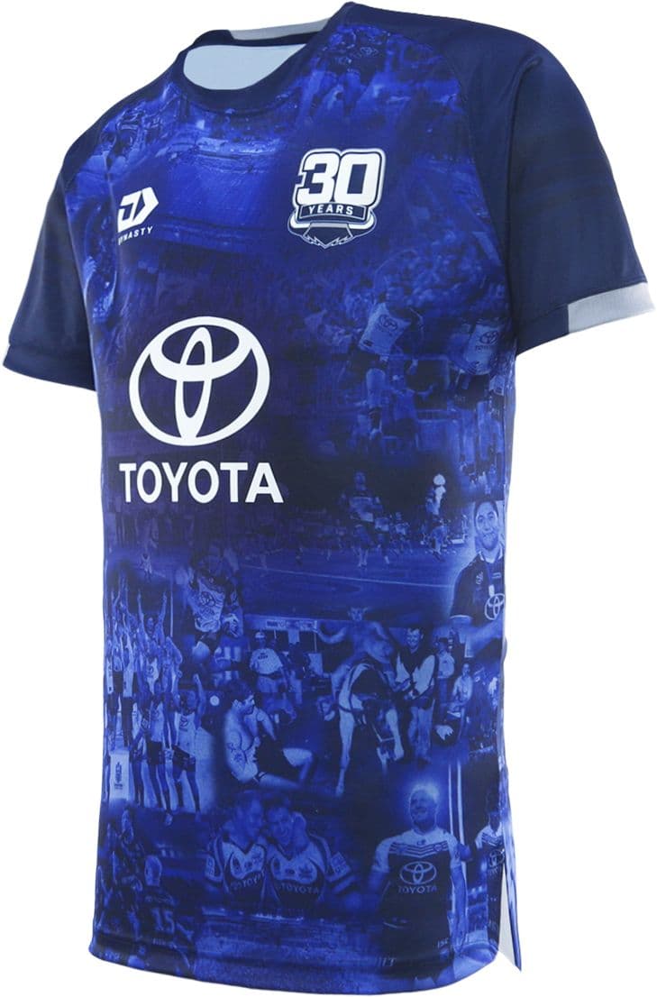 North Queensland Cowboys 2025 NRL Mens Warm Up Shirt - Image 2