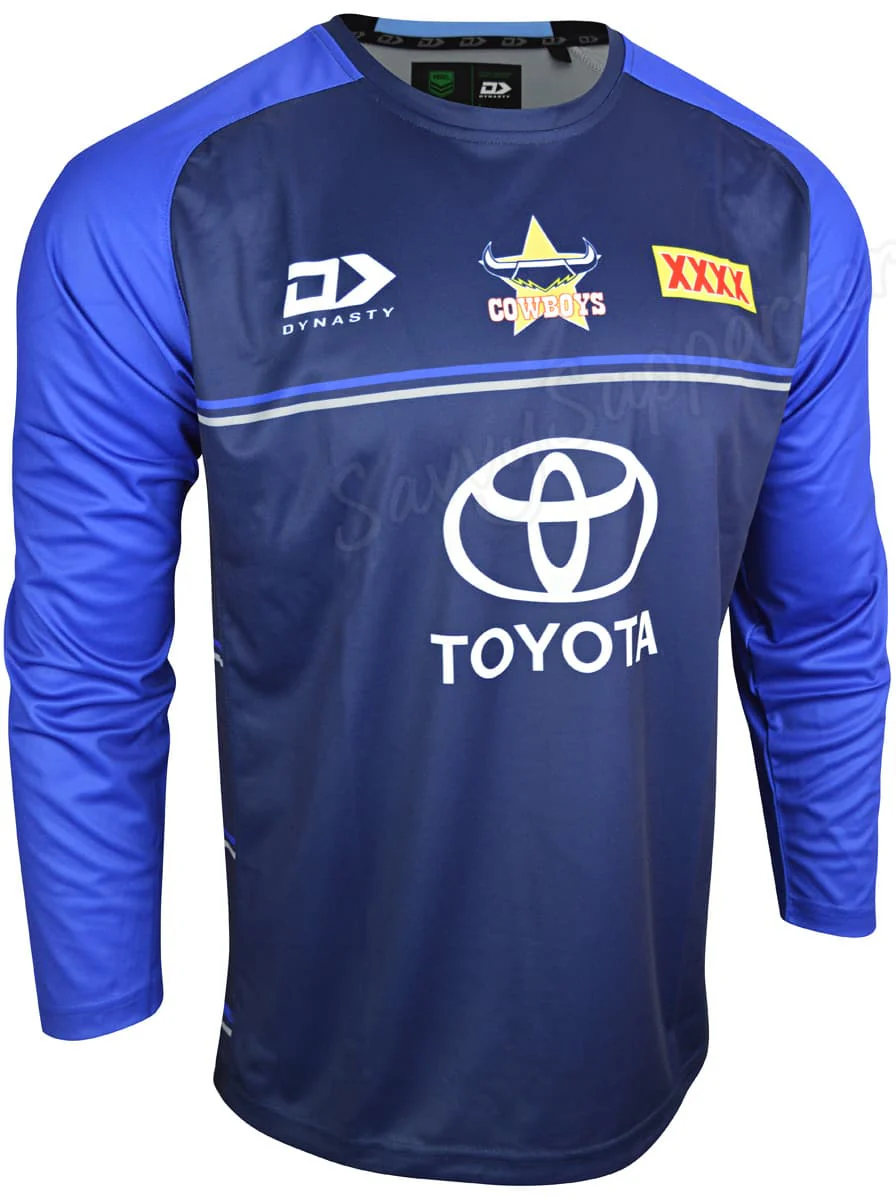 North Queensland Cowboys NRL Long Sleeve Training Shirt - Image 2