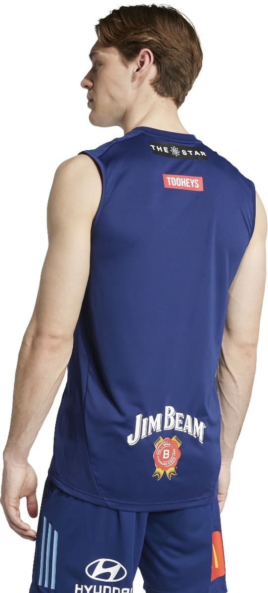 NSW Blues 2025 State of Origin Mens Dark Blue Training Singlet - Image 3
