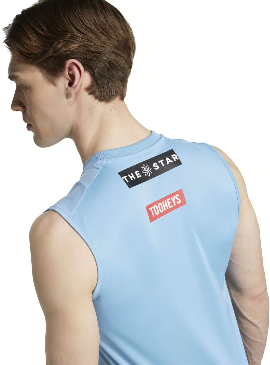 NSW Blues 2025 State of Origin Mens Light Blue Training Singlet - Image 4
