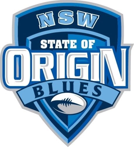 NSW Blues State of Origin Dreadlock Fun Hat / Beanie - Image 2