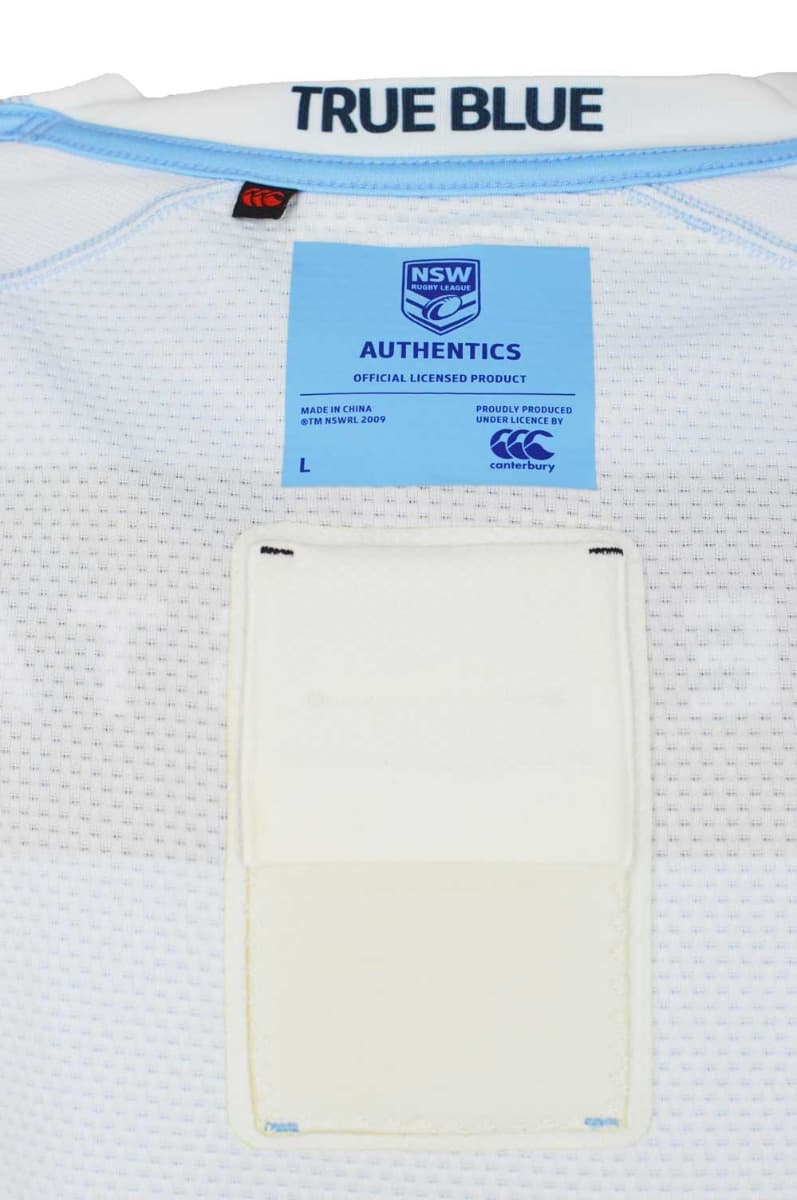 NSW Blues State of Origin Player Issue Jersey with GPS - Image 3