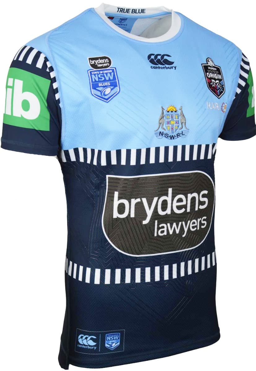 NSW Blues State of Origin Player Issue Jersey with GPS - Image 4
