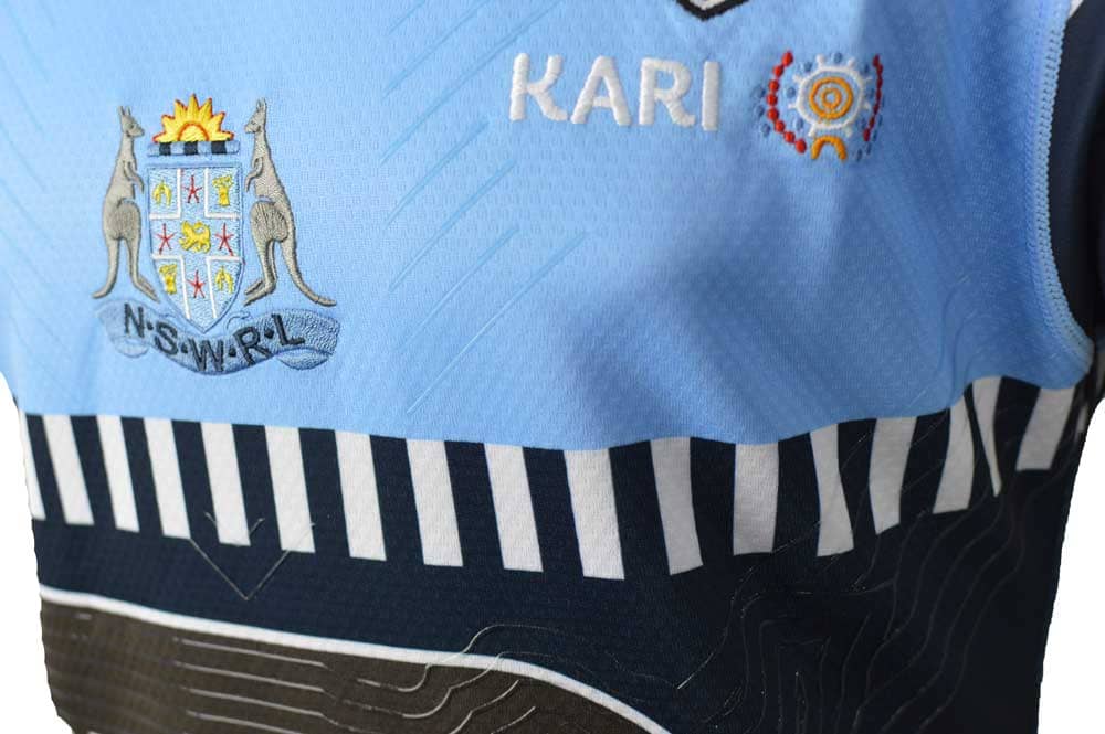 NSW Blues State of Origin Player Issue Jersey with GPS - Image 5