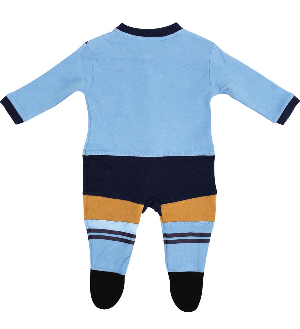NSW State of Origin NRL Infant Zip Footysuit - Image 3