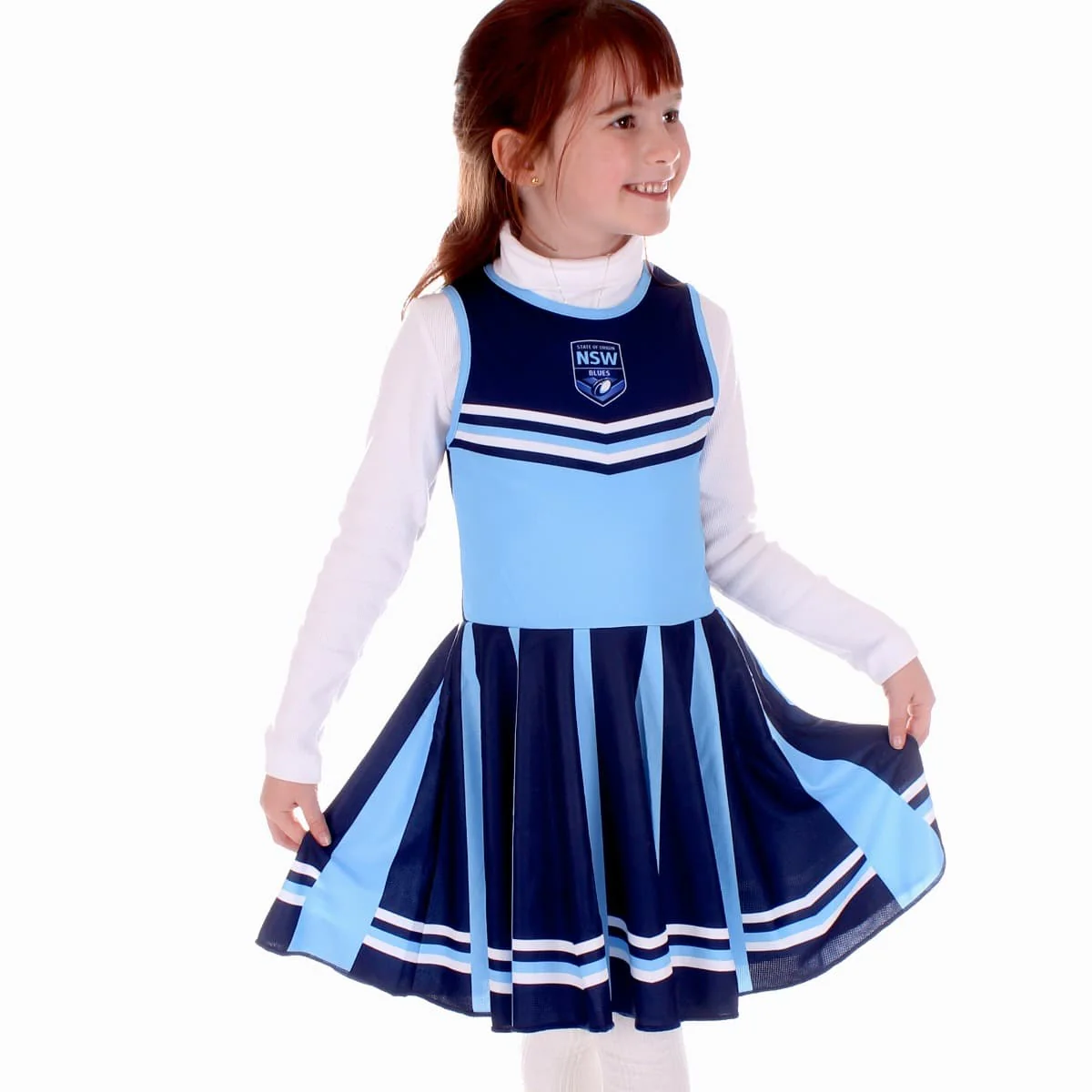 NSW State of Origin Girls Cheerleader Dress - Image 3