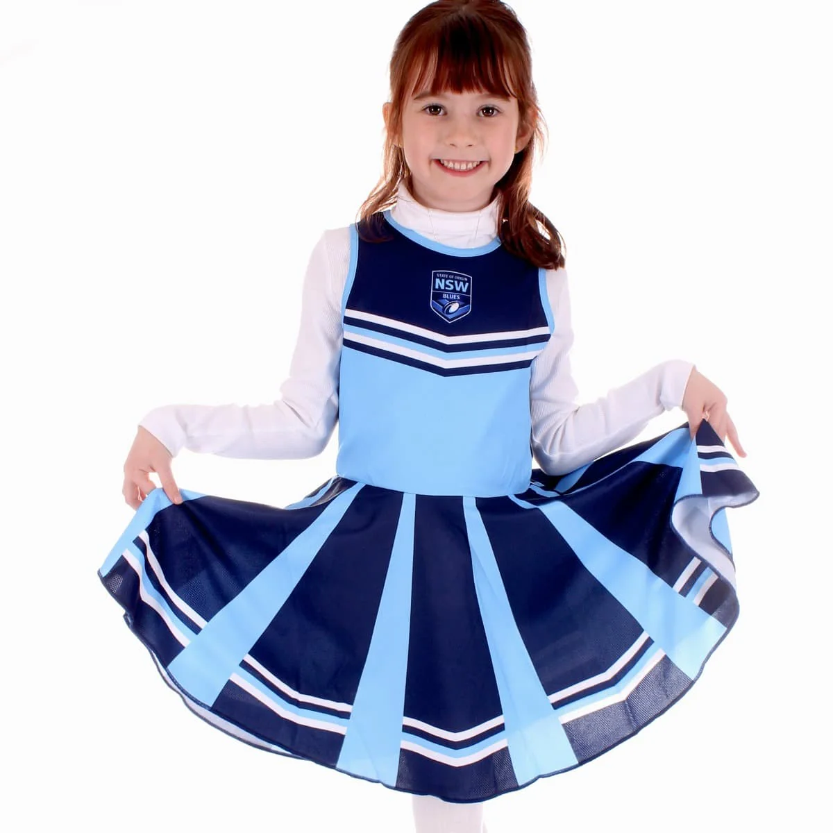 NSW State of Origin Girls Cheerleader Dress - Image 4