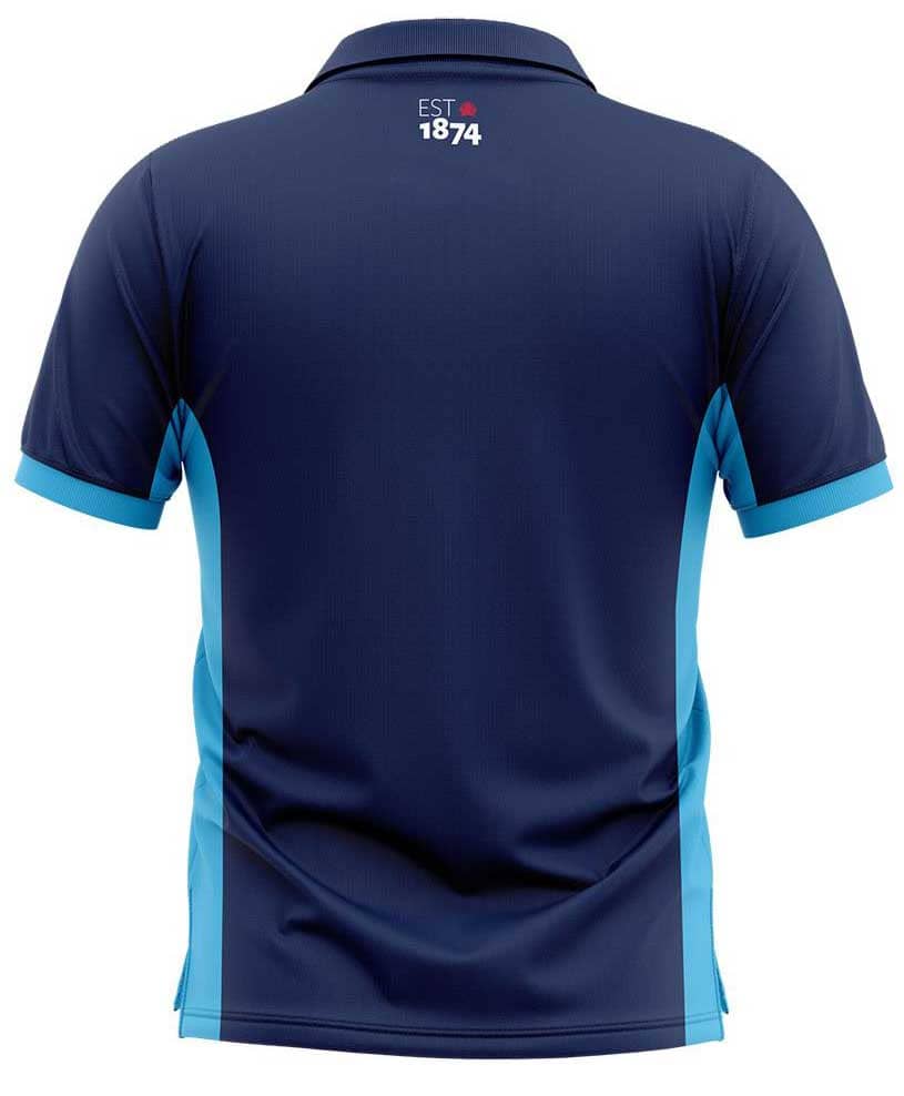 NSW Waratahs Rugby Union Mens Media Polo Shirt - Image 2