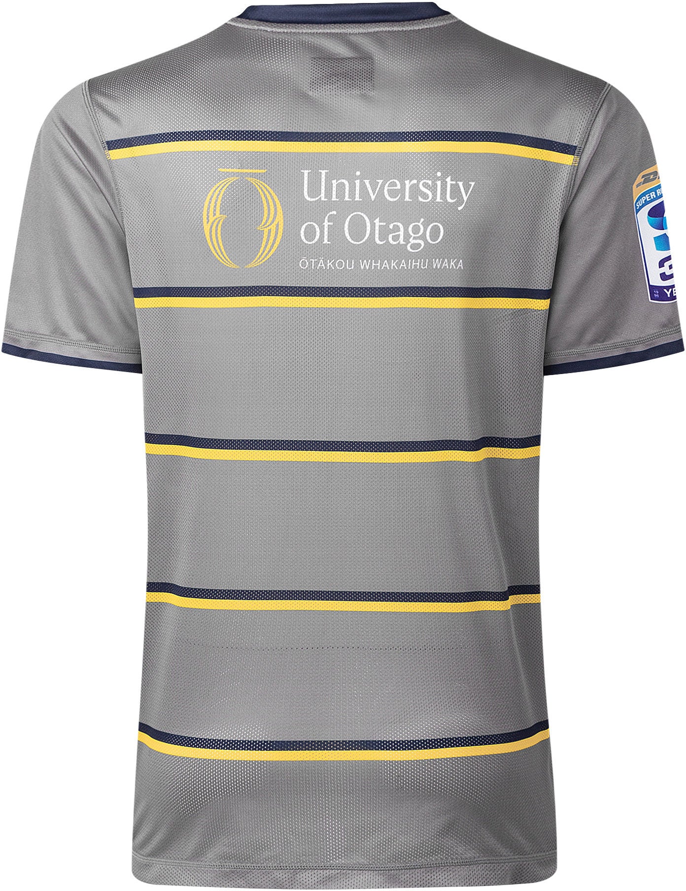Otago Highlanders 2026 Rugby Union Mens Grey Training Shirt - Image 3
