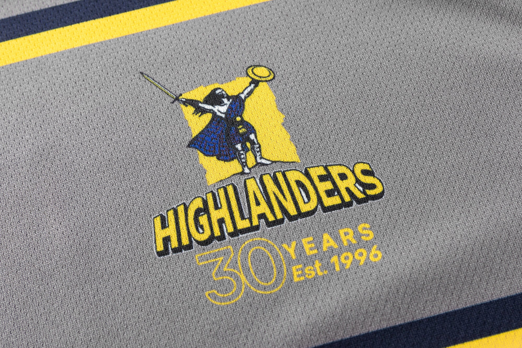 Otago Highlanders 2026 Rugby Union Mens Grey Training Shirt - Image 5