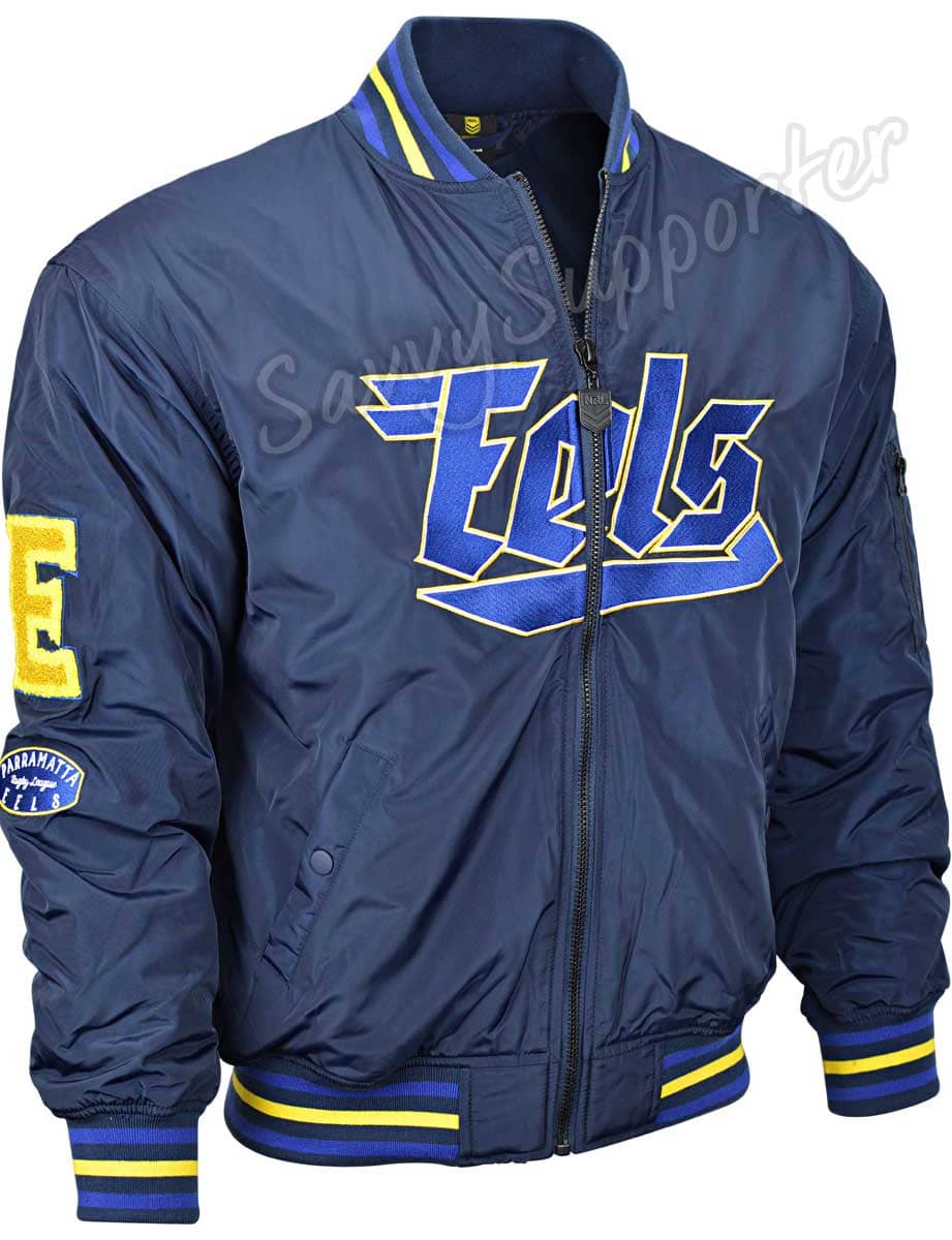 Parramatta Eels NRL Mens Bomber Jacket - Image 2