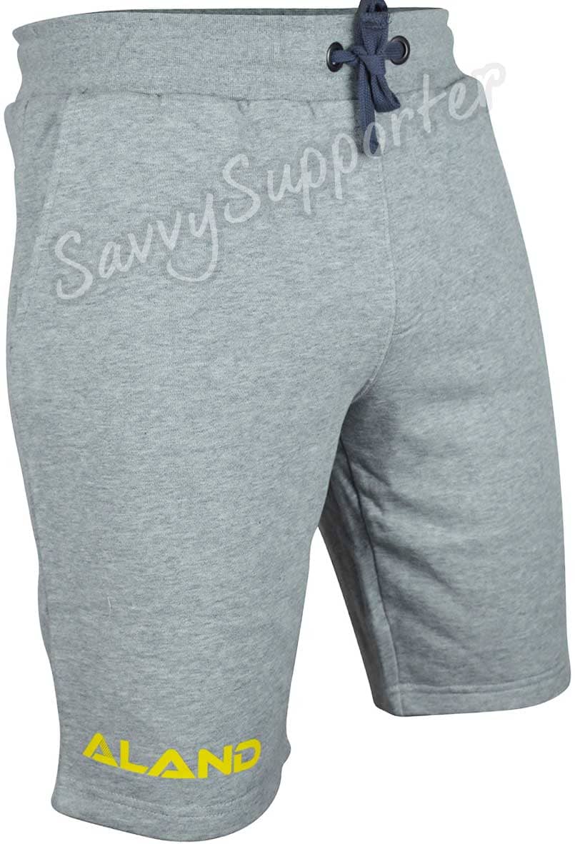 Parramatta Eels 2023 NRL Mens Grey Training Fleece Shorts - Image 3