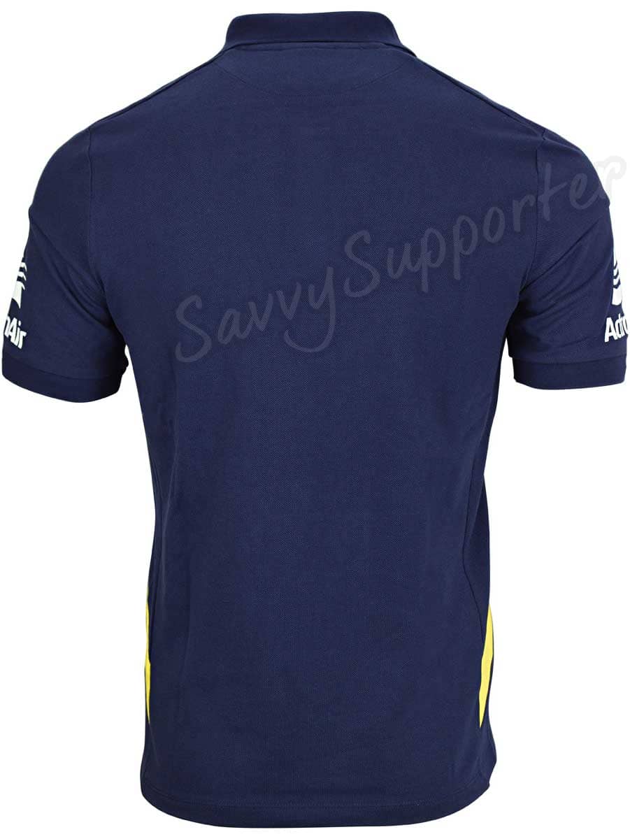 Parramatta Eels 2023 NRL Mens Navy Travel Pique Polo Shirt - Image 4