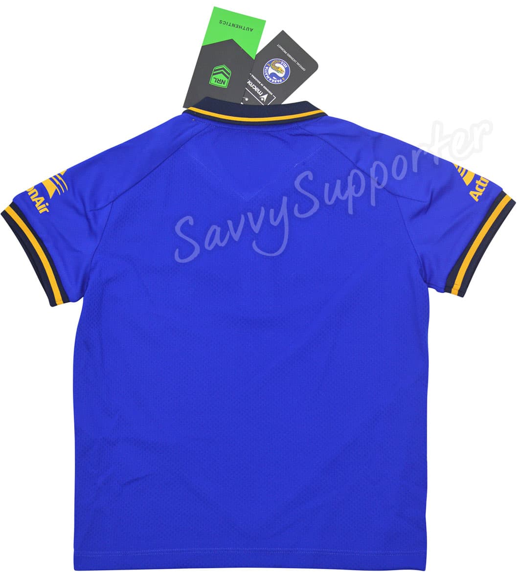 Parramatta Eels 2025 NRL Kids Royal Travel Polo Shirt - Image 2