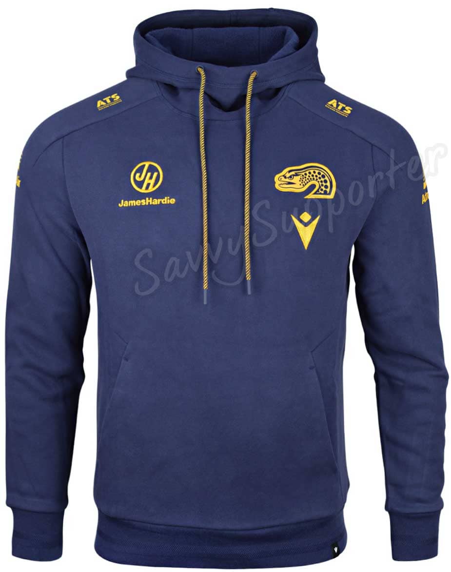 Parramatta Eels 2025 NRL Mens Player Navy Travel Hoody - Image 2