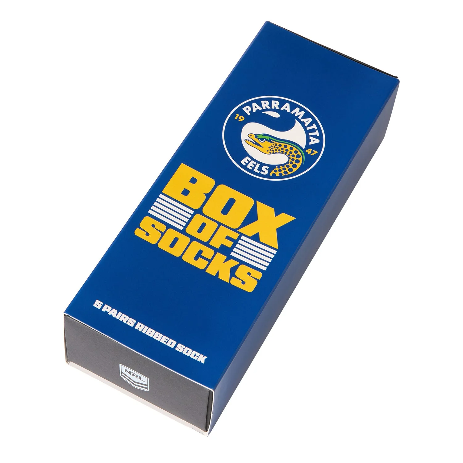 Parramatta Eels 2026 NRL Adults Everyday Box of Socks (5 Pairs) - Image 2