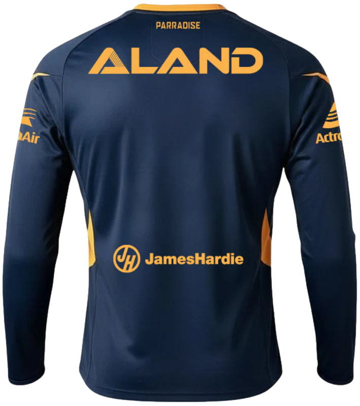 Parramatta Eels 2026 NRL Mens Long Sleeve Training Shirt - Image 2