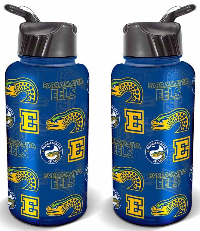 Parramatta Eels NRL 1 Litre Flip Drink Bottle BPA Free - Image 2