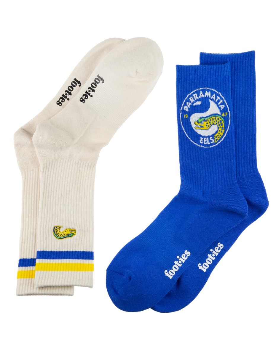 Parramatta Eels NRL Icons Sneaker 2 Sock Pack - Image 3