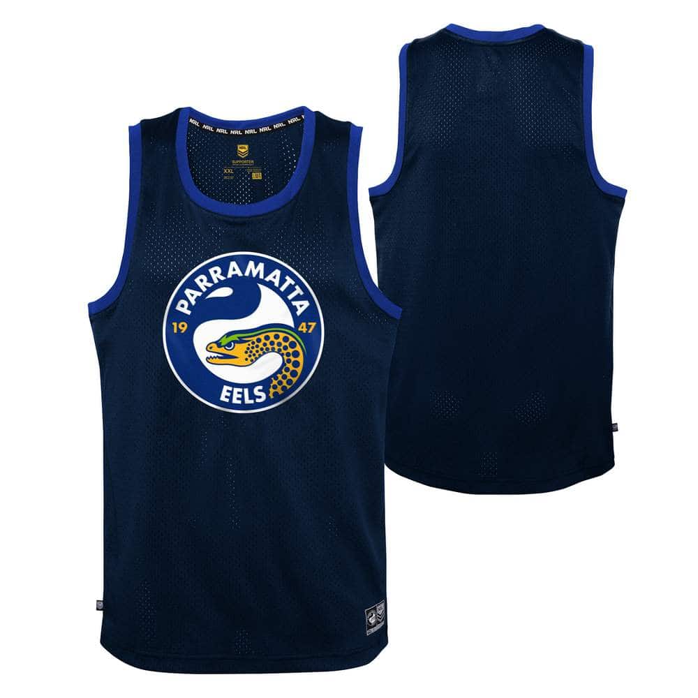 Parramatta Eels NRL Mens Mesh Singlet - Image 3