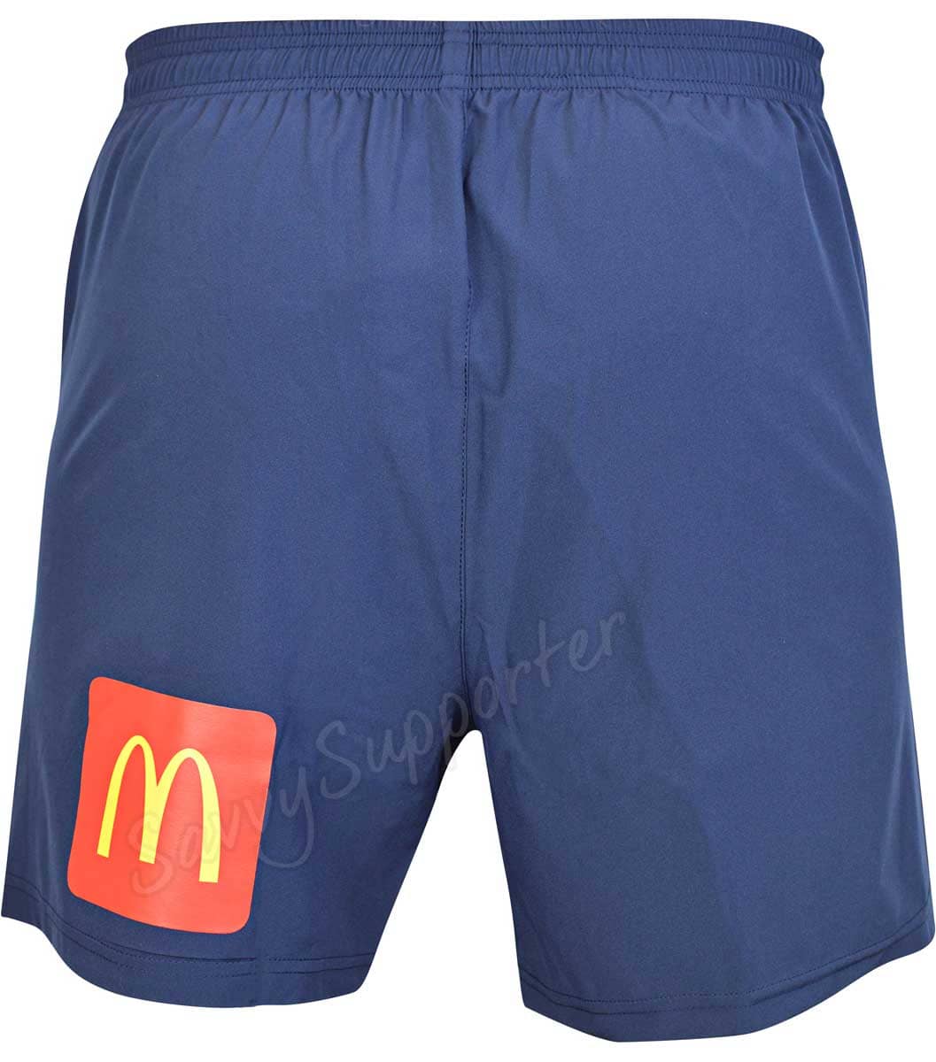 Parramatta Eels NRL Mens Training Gym Shorts Zip Pockets - Image 3