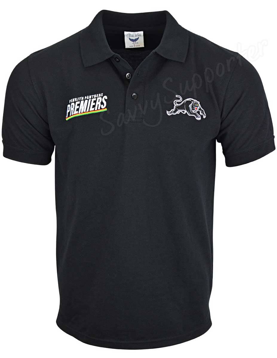 Penrith Panthers 2021 NRL Tidwell Premiers Polo Shirt - Image 3