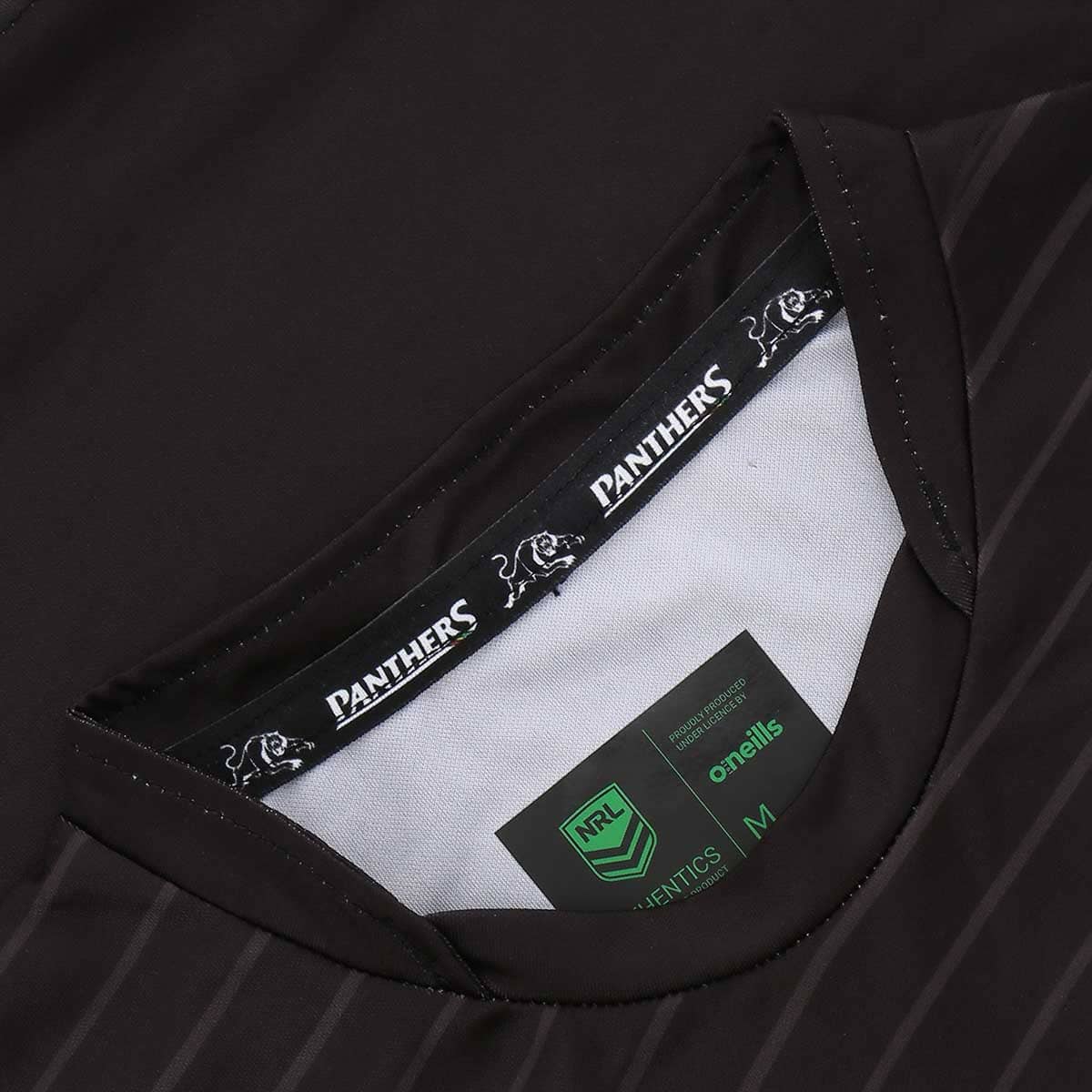 Penrith Panthers 2023 NRL Mens Black Long Sleeve Training Shirt - Image 2