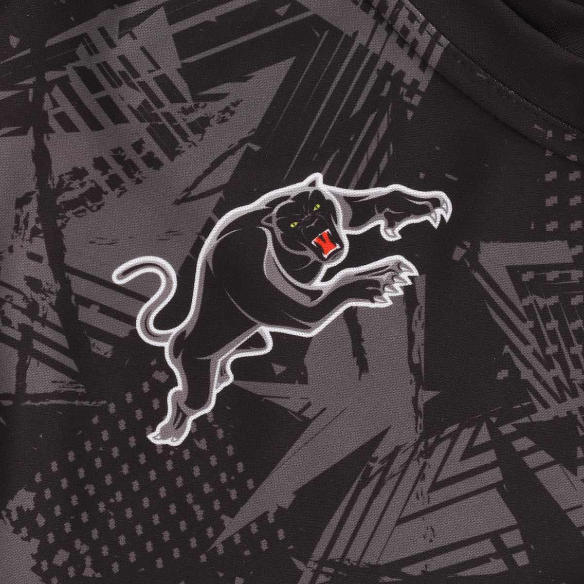 Penrith Panthers 2024 NRL Mens Black Training Singlet - Image 3