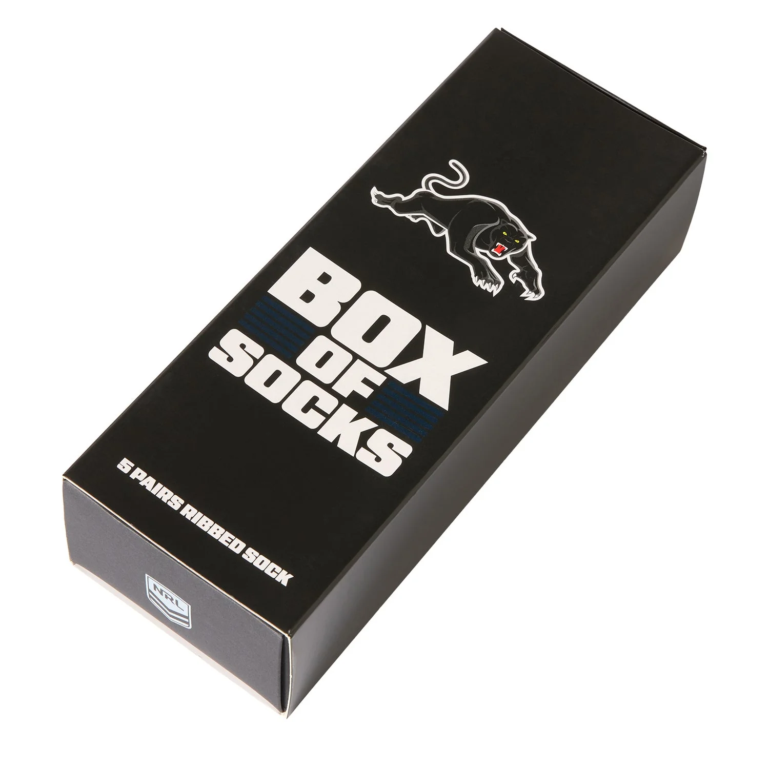 Penrith Panthers 2026 NRL Adults Everyday Box of Socks (5 Pairs) - Image 2