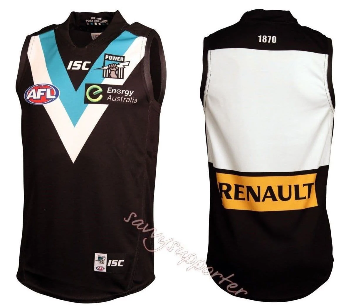 Port Adelaide Power AFL Showdown Home Guernsey Jumper - Image 10