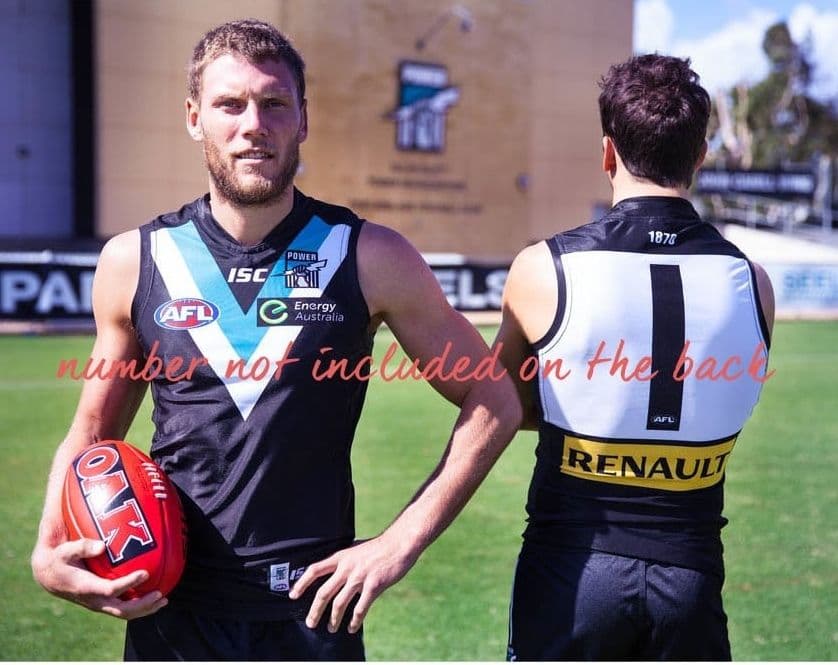 Port Adelaide Power AFL Showdown Home Guernsey Jumper - Image 4