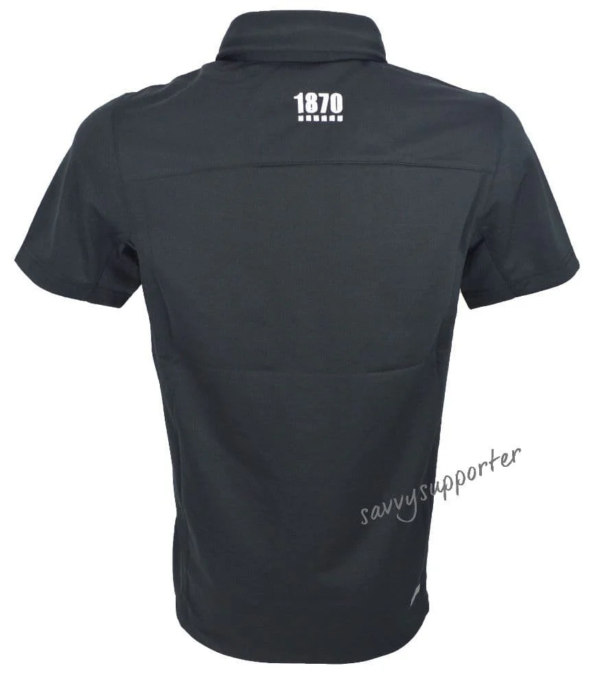 Port Adelaide Power AFL Black Performance Polo Shirt - Image 4