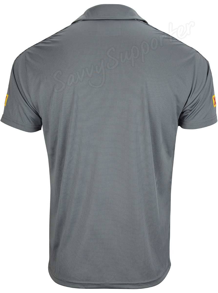 QLD Maroons State of Origin Mens Grey Polo Shirt - Image 4
