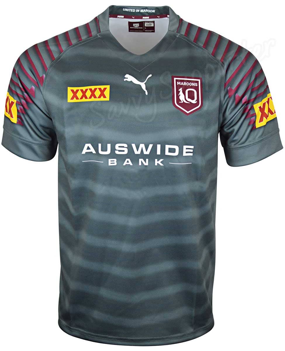 QLD Maroons State of Origin Mens Training Jersey - Image 3
