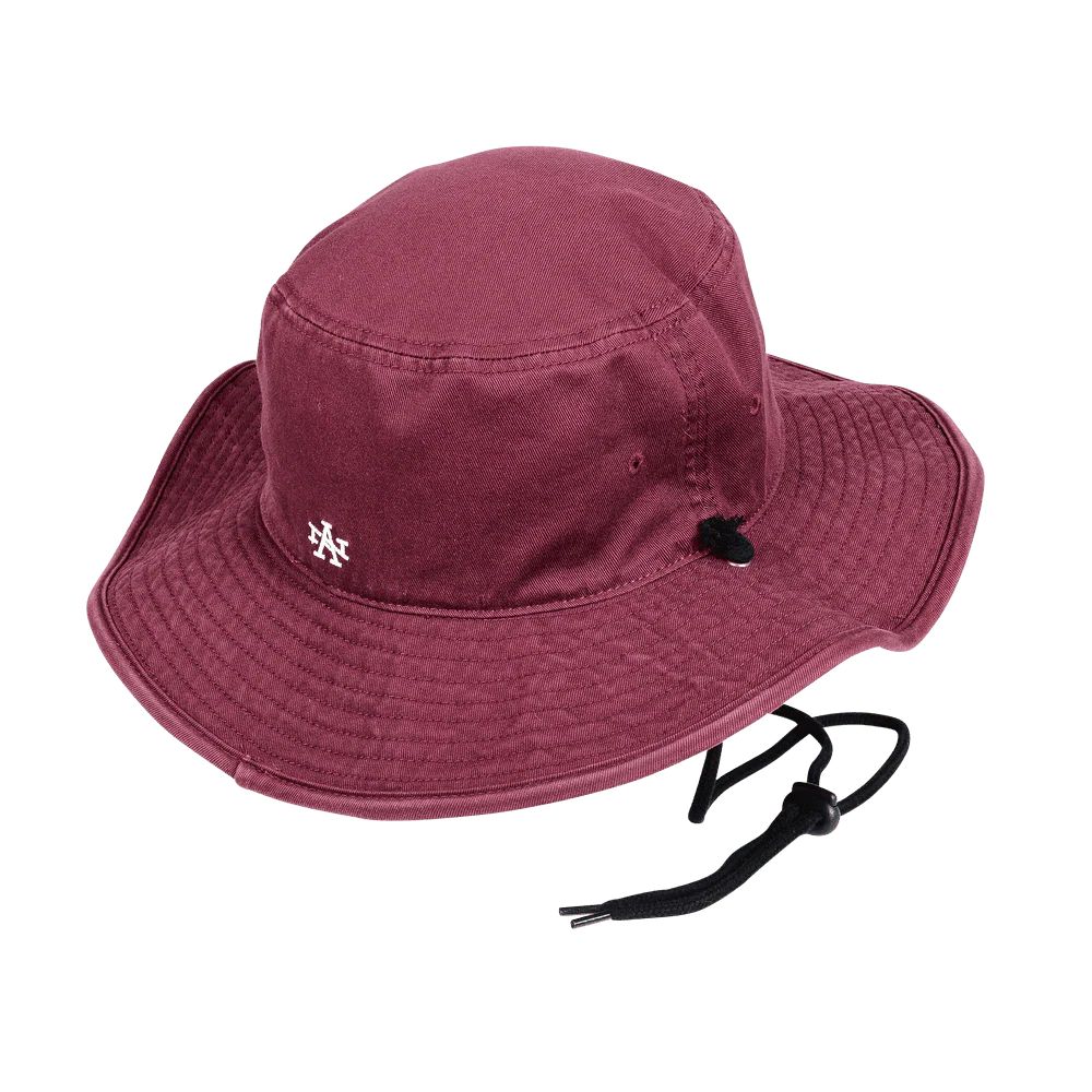 QLD Maroons State of Origin Maroon Wide Brim Bucket Hat L/XL - Image 2