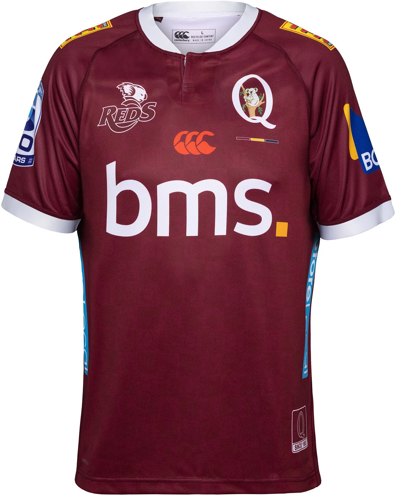 Queensland Reds 2026 Rugby Union Mens Home Jersey