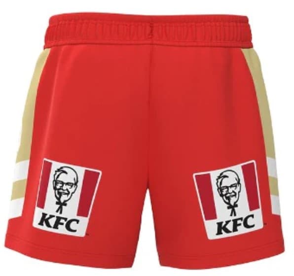 Redcliffe Dolphins 2023 NRL Mens Home Shorts - Image 2