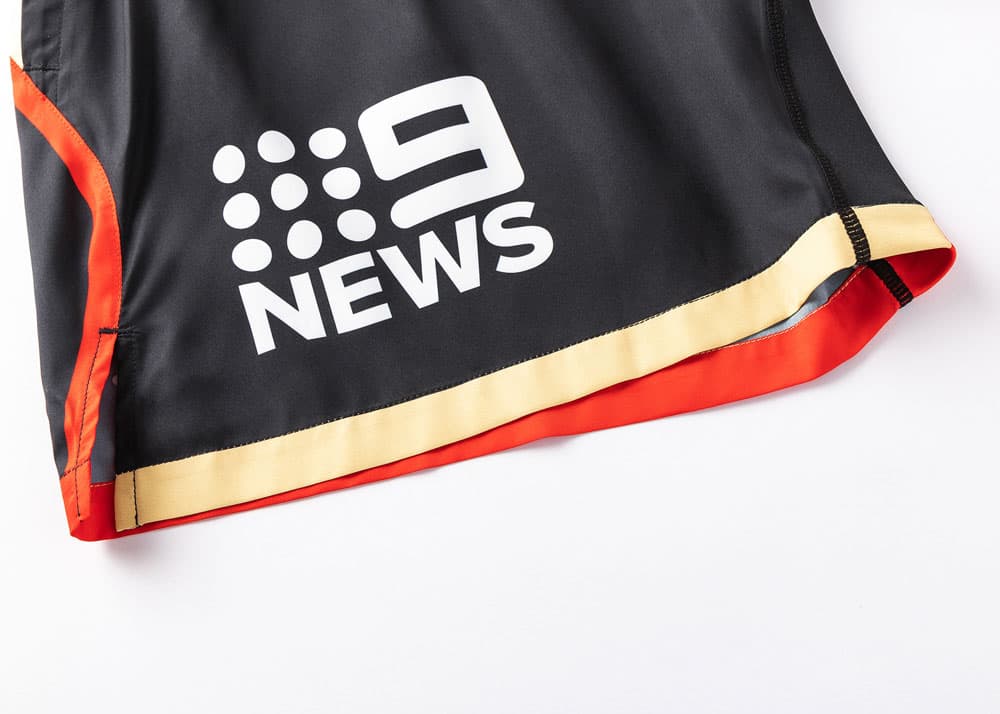 Redcliffe Dolphins 2025 NRL Mens Gym Shorts - Image 2