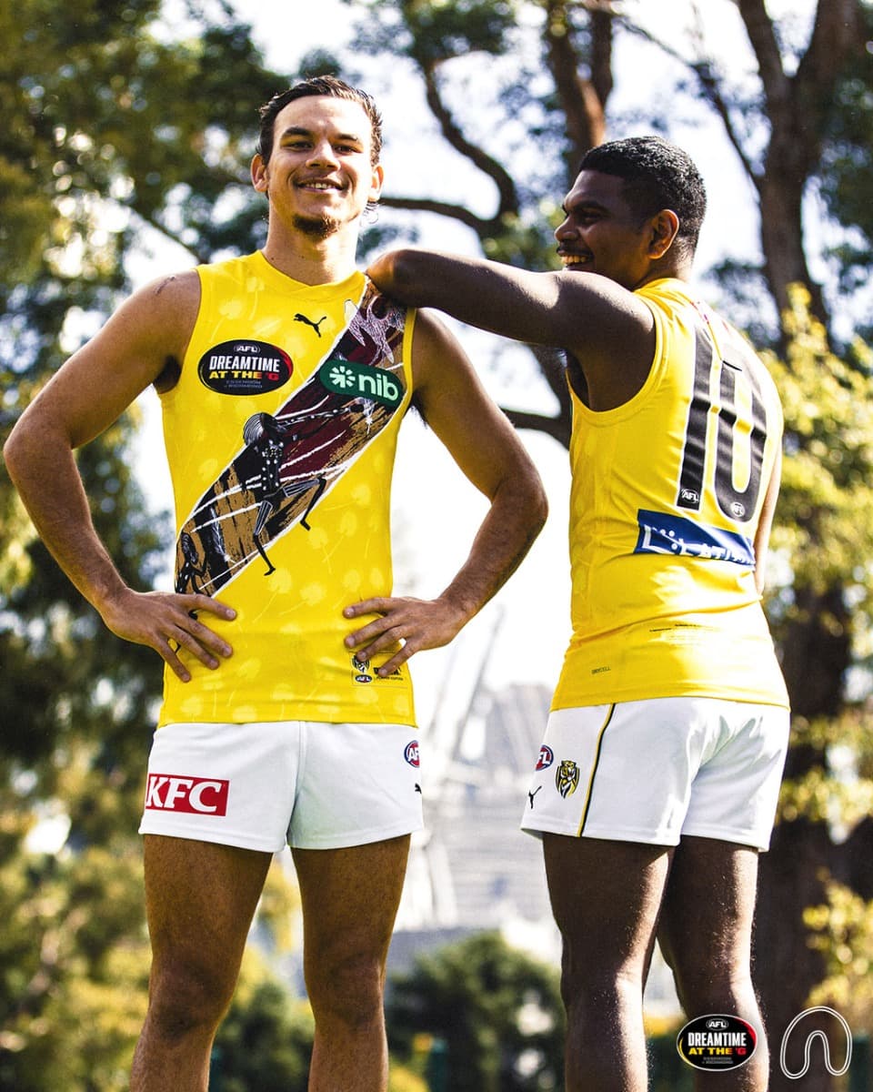 Richmond Tigers 2023 AFL Mens Indigenous Guernsey - Image 3