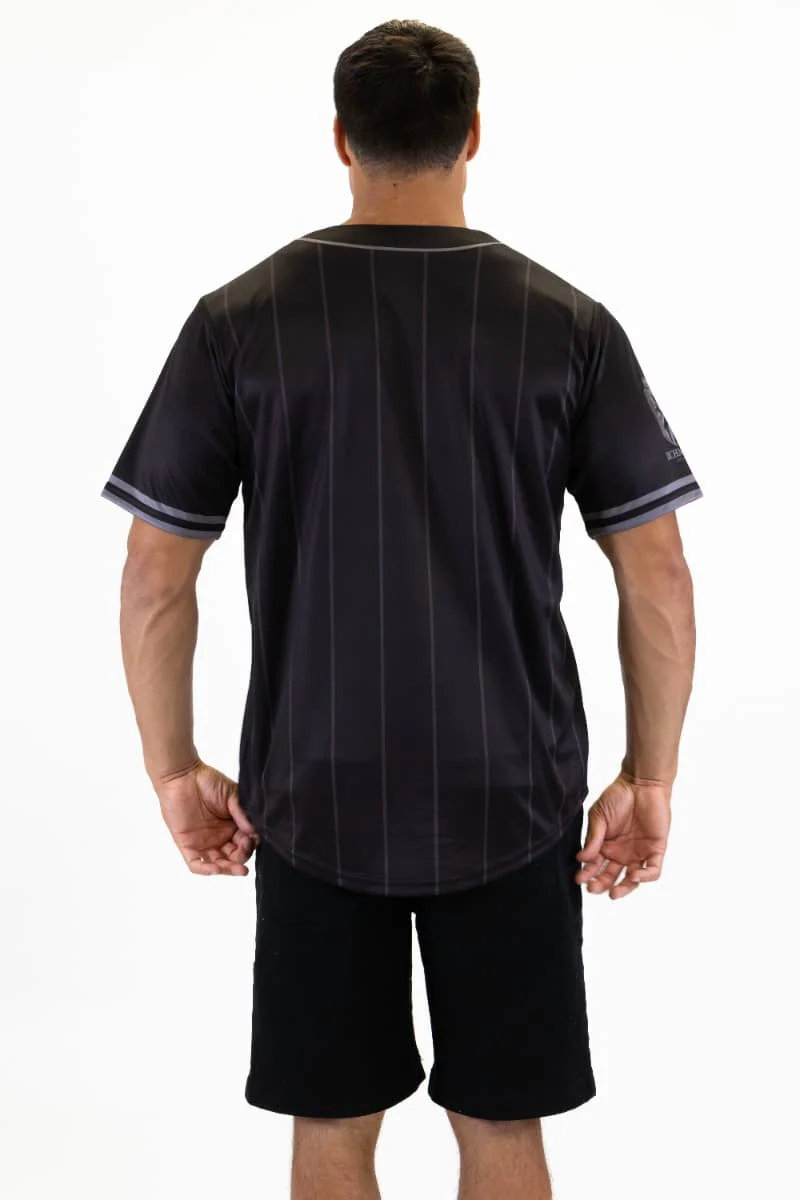 Richmond Tigers 2025 AFL Mens Blackout Baseball Shirt - Image 4