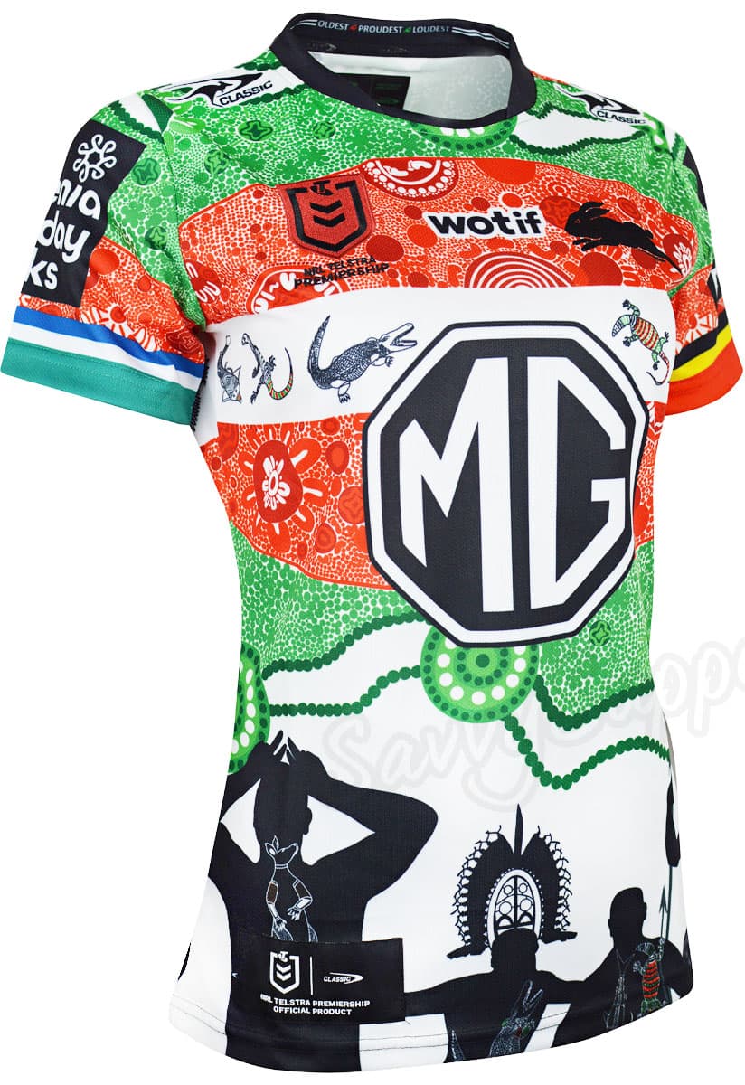 South Sydney Rabbitohs 2024 NRL Ladies Indigenous Jersey - Image 2